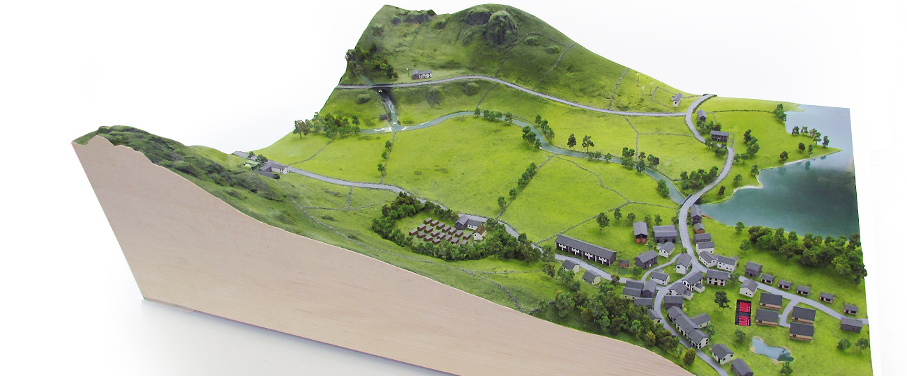 Architectural landscape model