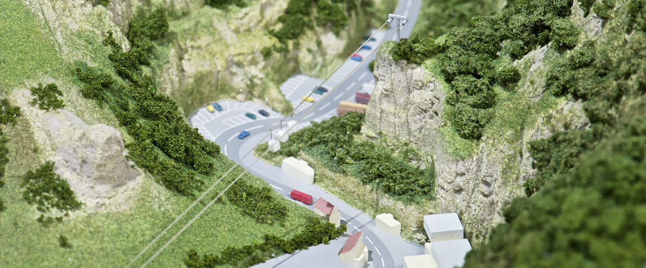 Architeectural-model of Cheddar-Gorge