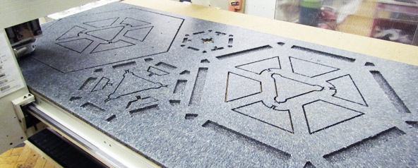 Sierra Alentar T CNC Recycled Sheet Materials - Model Makers Bristol / Amalgam Model Making