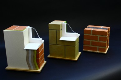 Scale Models of building insulation
