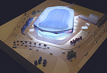 HOK-Bareclona-Stadium-Dynamic-Lighting - Model Makers Bristol / Amalgam ...