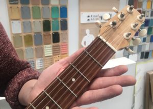 Bamboo guitar neck by Matt Quick Amalgam